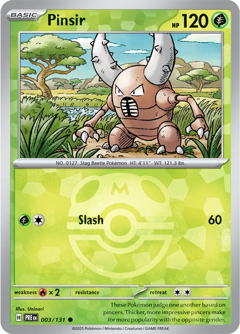 003/131 Pinsir Master Ball Holo