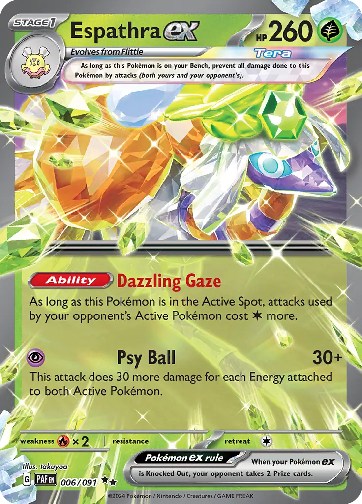 006/091 Espathra ex - Double Rare