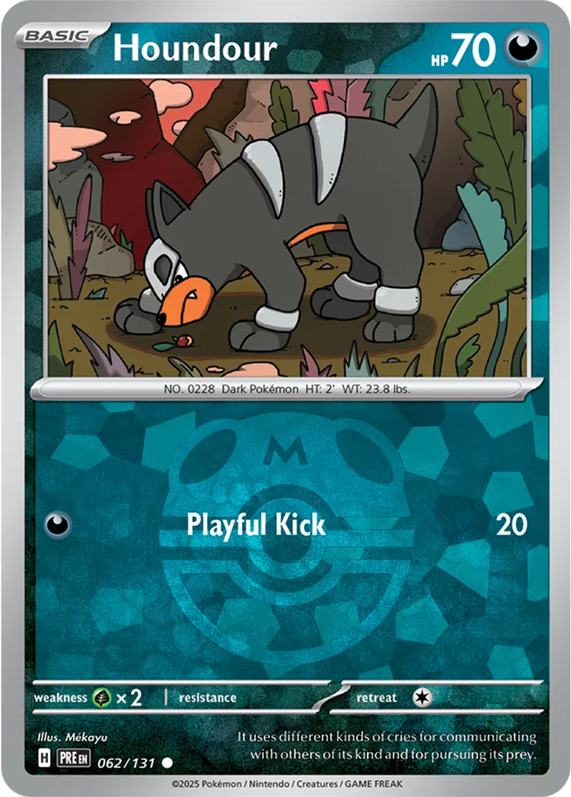 062/131 Houndour Master Ball Holo