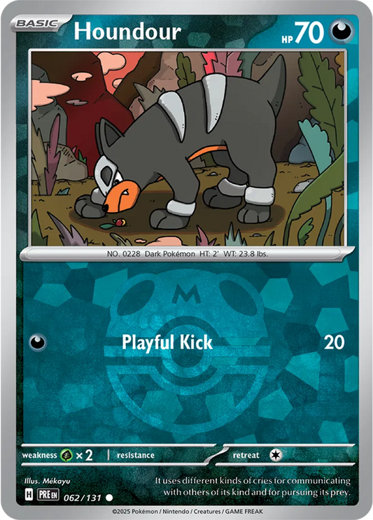 062/131 Houndour Master Ball Holo