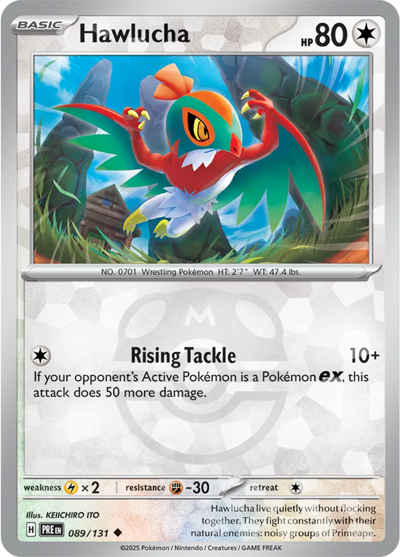 089/131 Hawlucha Master Ball Holo