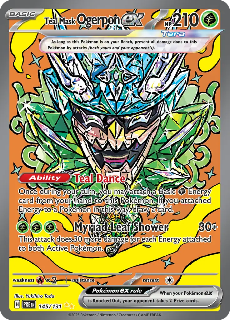 145/131 Teal Mask Ogerpon ex - Special Illustration Rare (SIR)