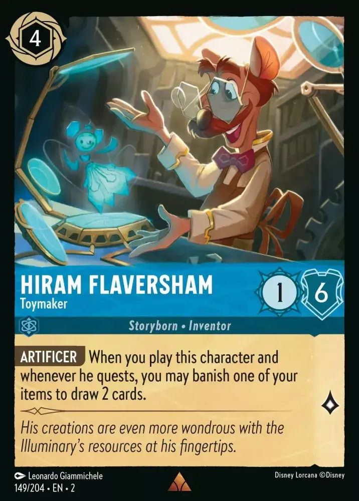 149/204 Hiram Flaversham - Toymaker