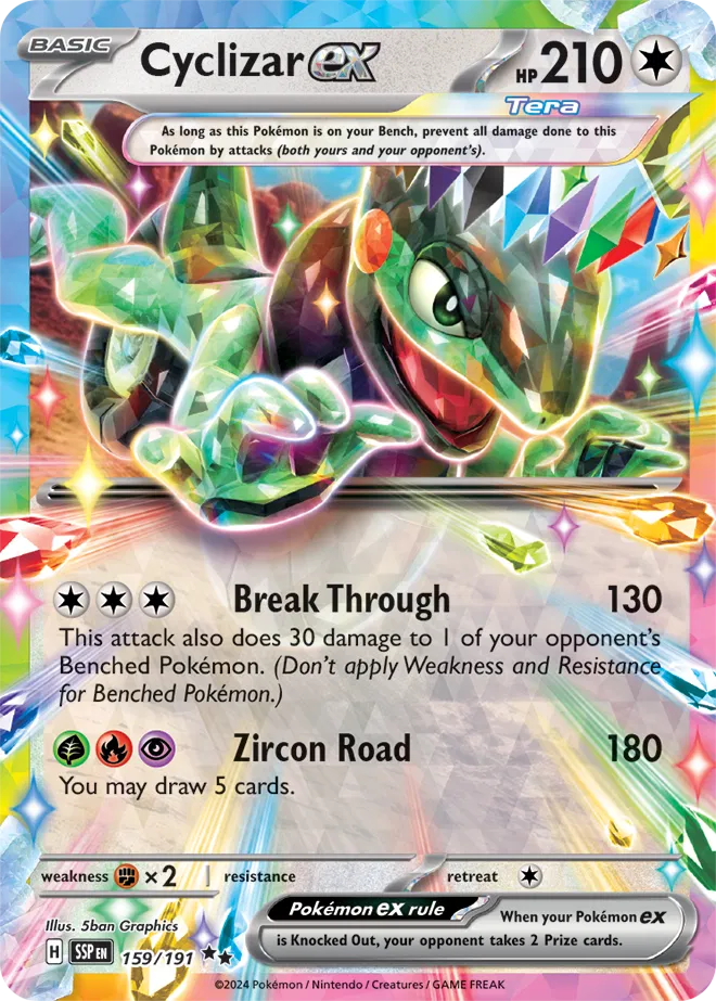 159/191 Cyclizar ex - Double Rare