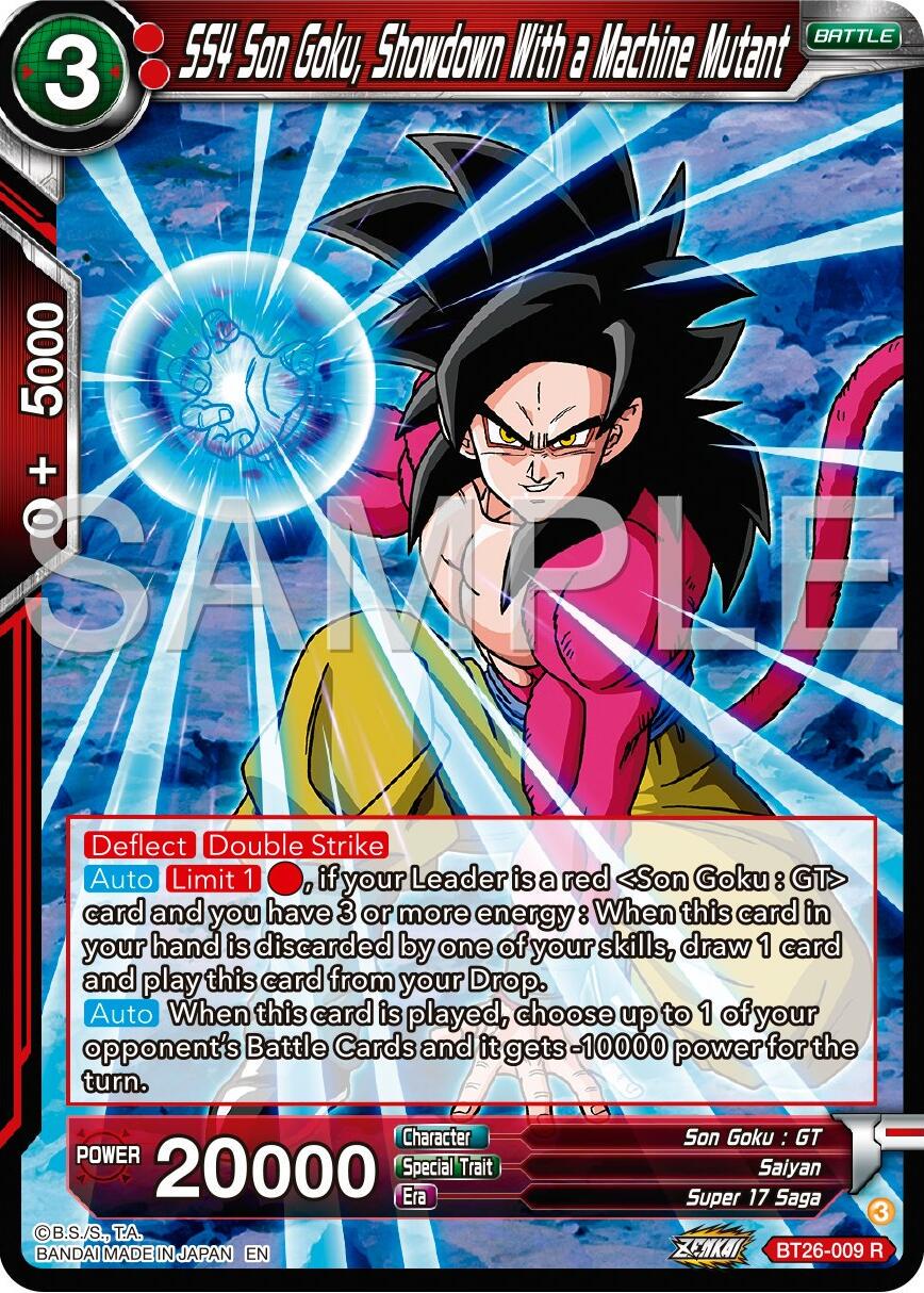BT26-009 R SS4 Son Goku, Showdown With a Machine Mutan