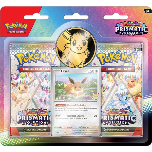 Scarlet & Violet: Prismatic Evolutions - 2 Pack Blister