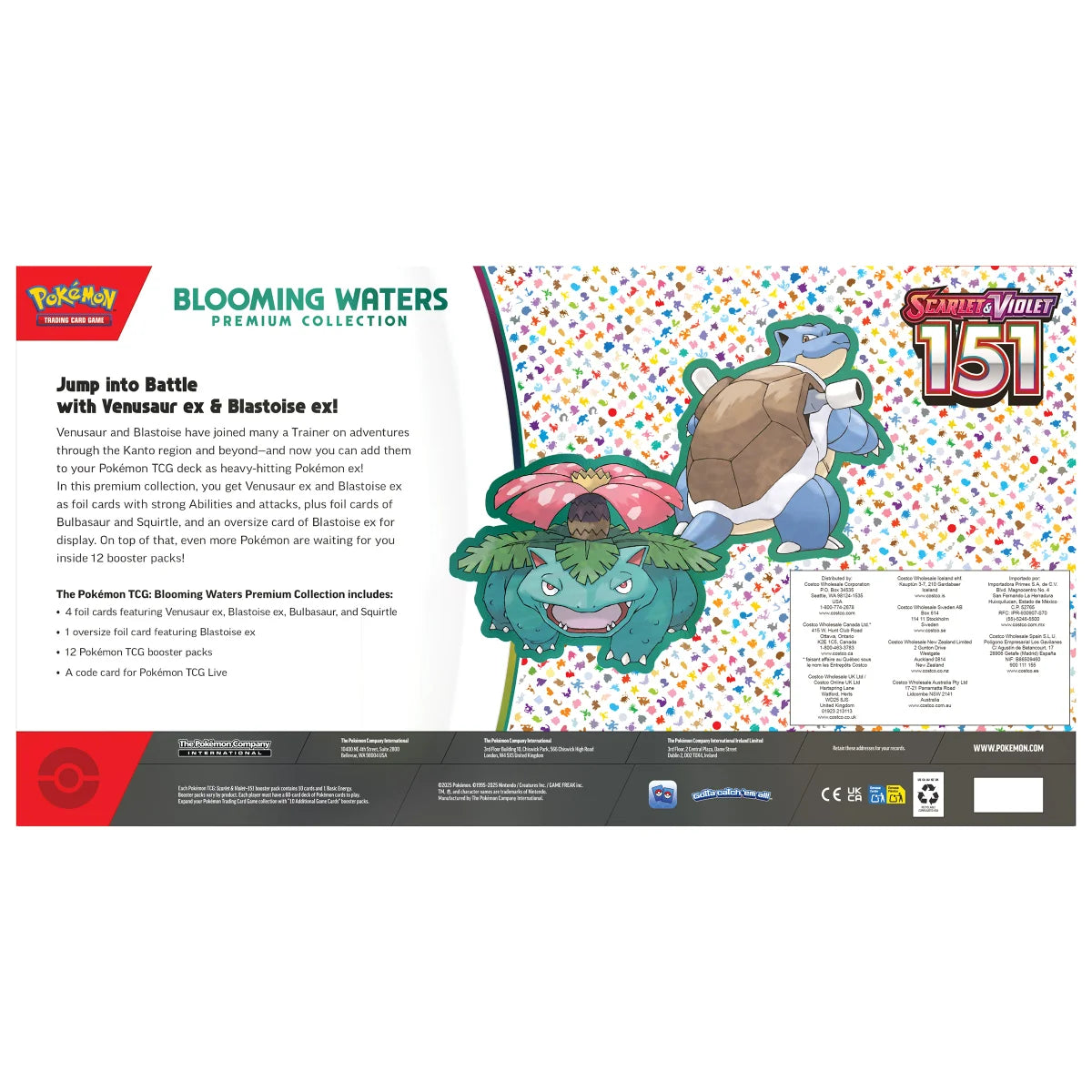 Scarlet & Violet: 151 - Blooming Waters Premium Collection