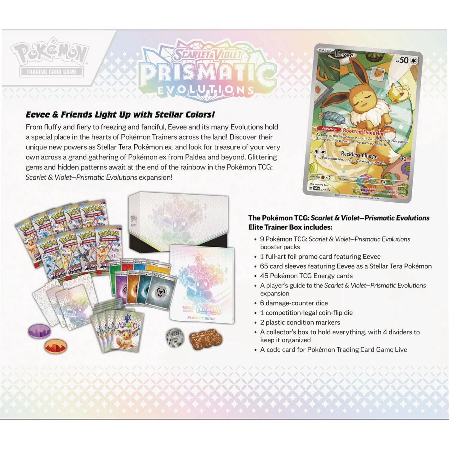 Scarlet & Violet: Prismatic Evolutions - Elite Trainer Box ETB