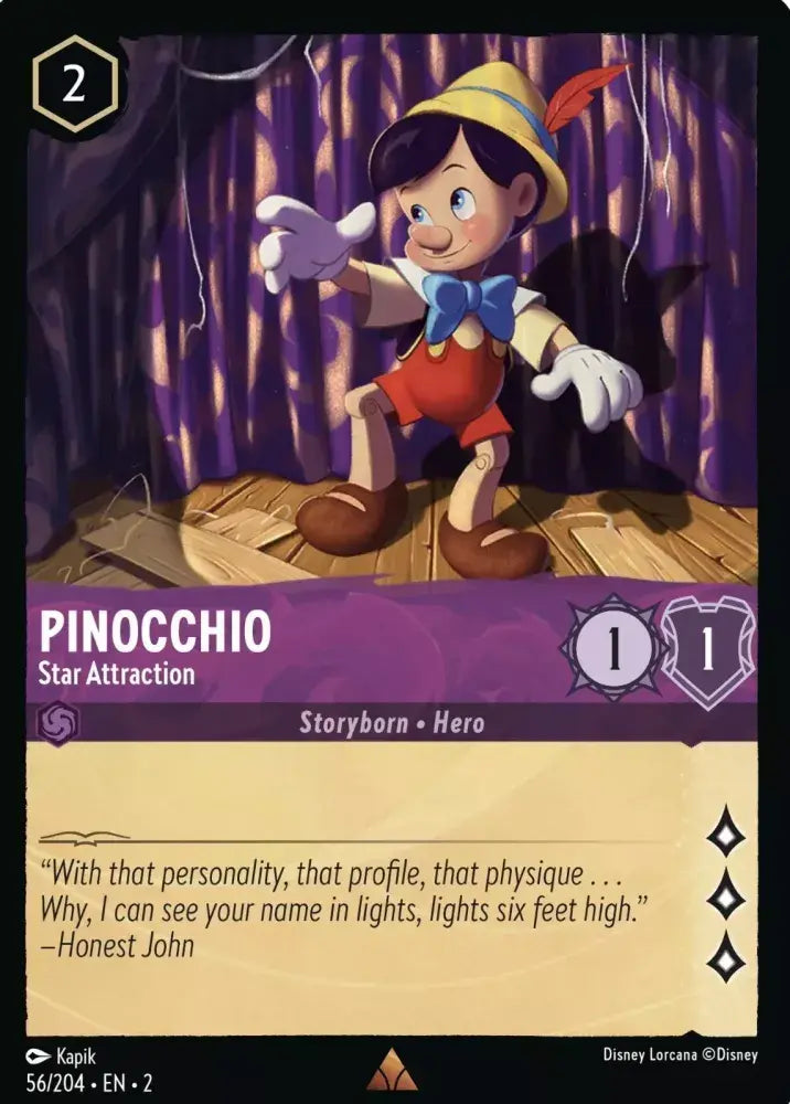 056/204 Pinocchio - Star Attraction