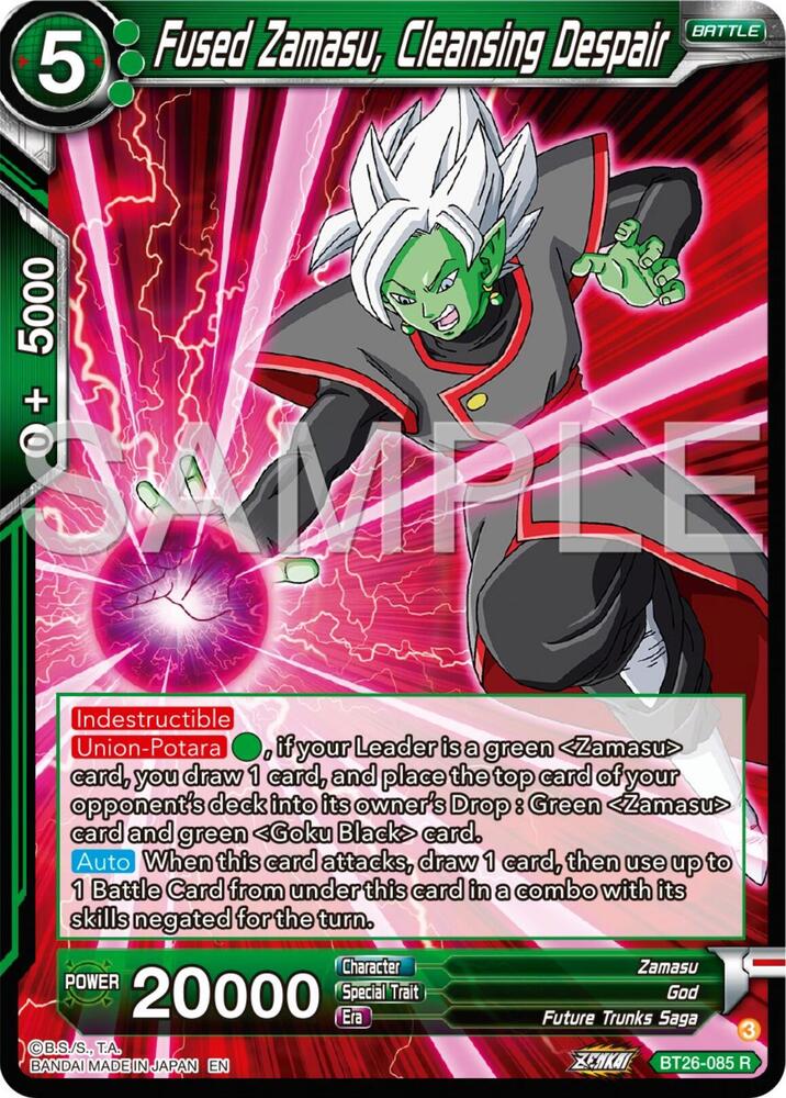 BT26-085 R Fused Zamasu, Cleansing Despair
