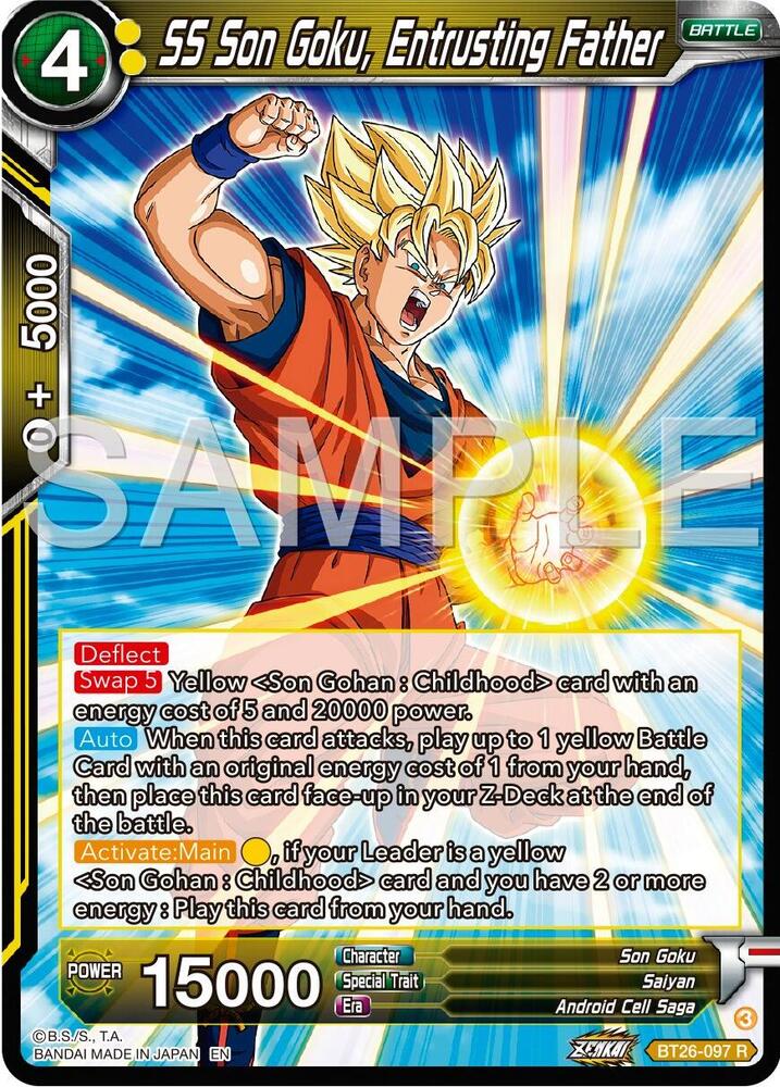 BT26-097 R SS Son Goku, Entrusting Father