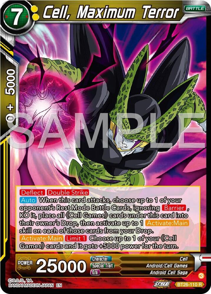 BT26-110 R Cell, Maximum Terror