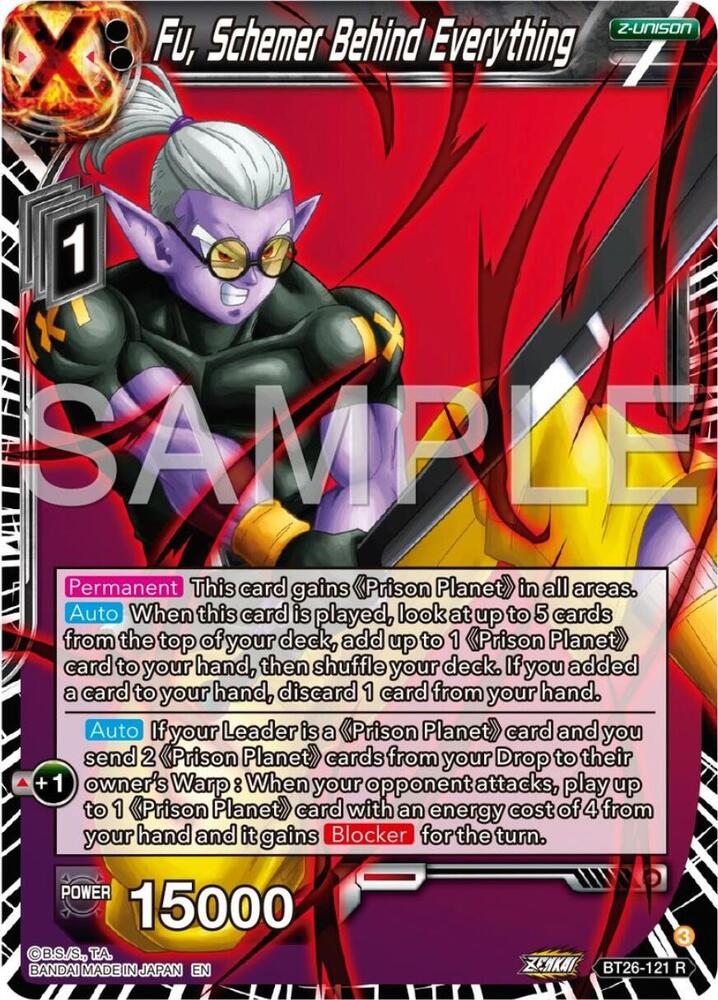 BT26-121 R Fu, Schemer Behind Everything