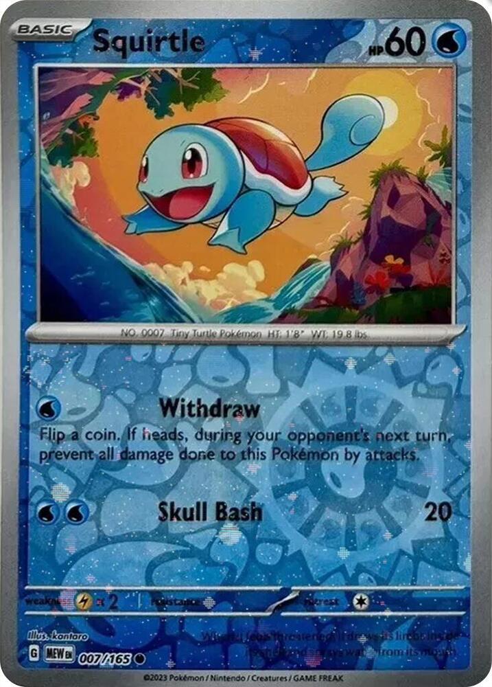 007/165 Squirtle Cosmos Holo - Costco Exclusive