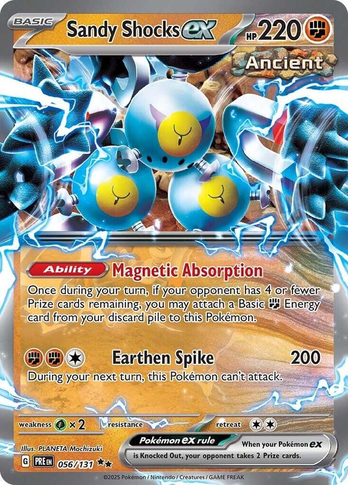 056/131 Sandy Shocks ex - Double Rare