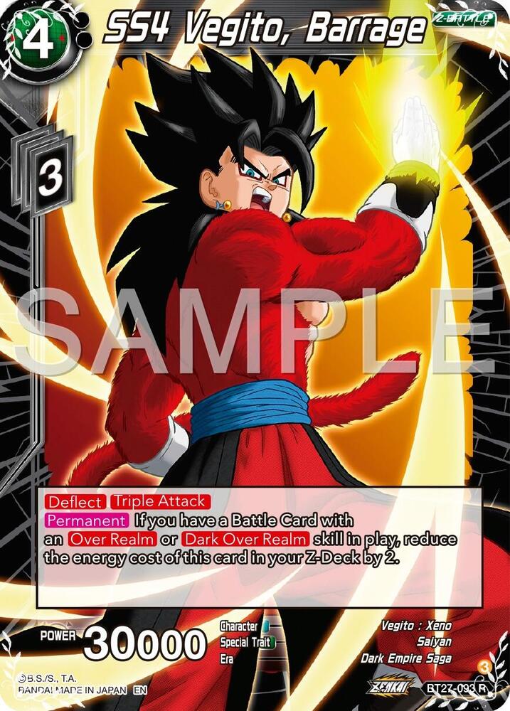 BT27-093 R SS4 Vegito, Barrage