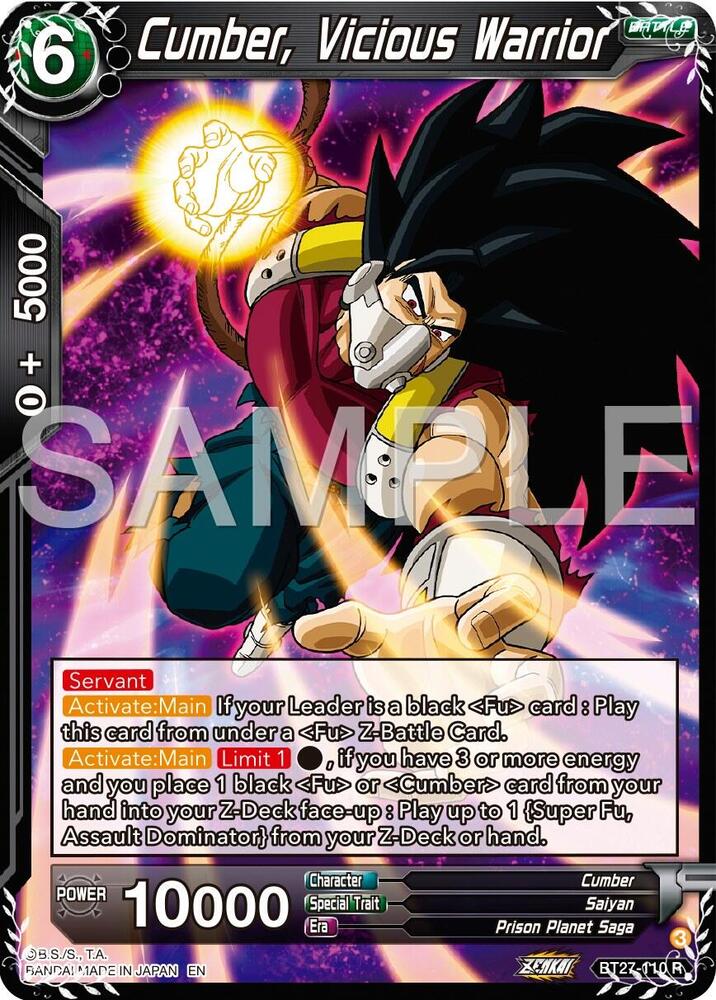 BT27-110 R Cumber, Vicious Warrior