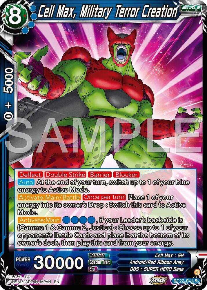 BT27-041 R Cell Max, Military Terror Creation