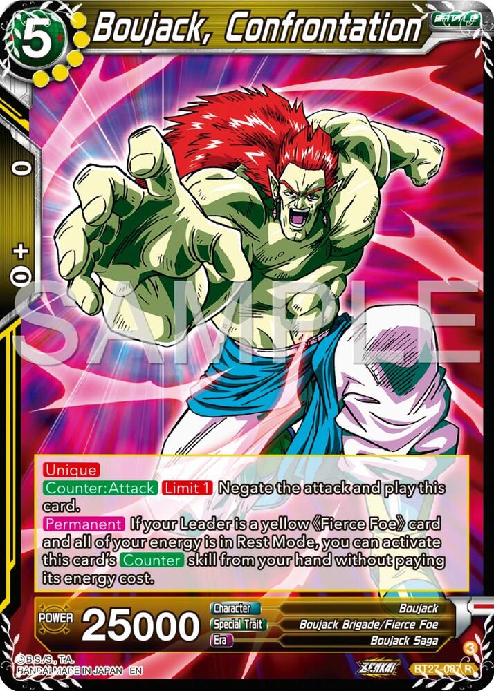 BT27-087 R Boujack, Confrontation