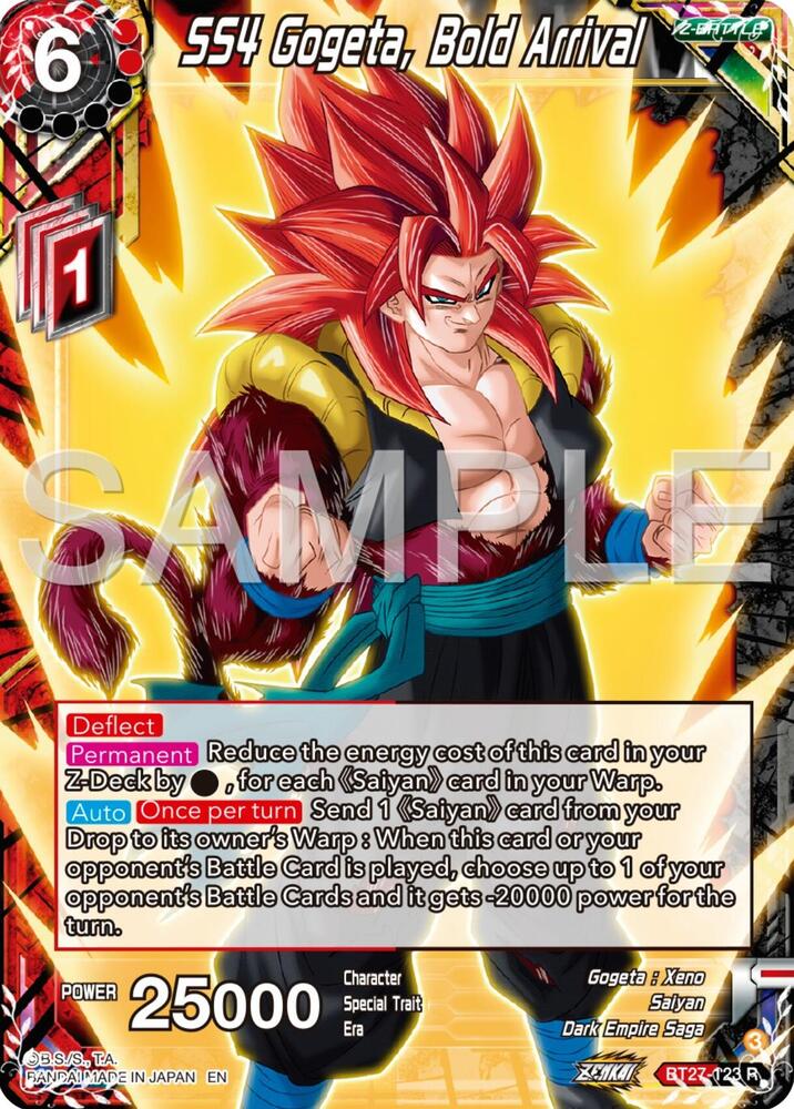 BT27-112 R SS4 Gogeta, Bold Arrival