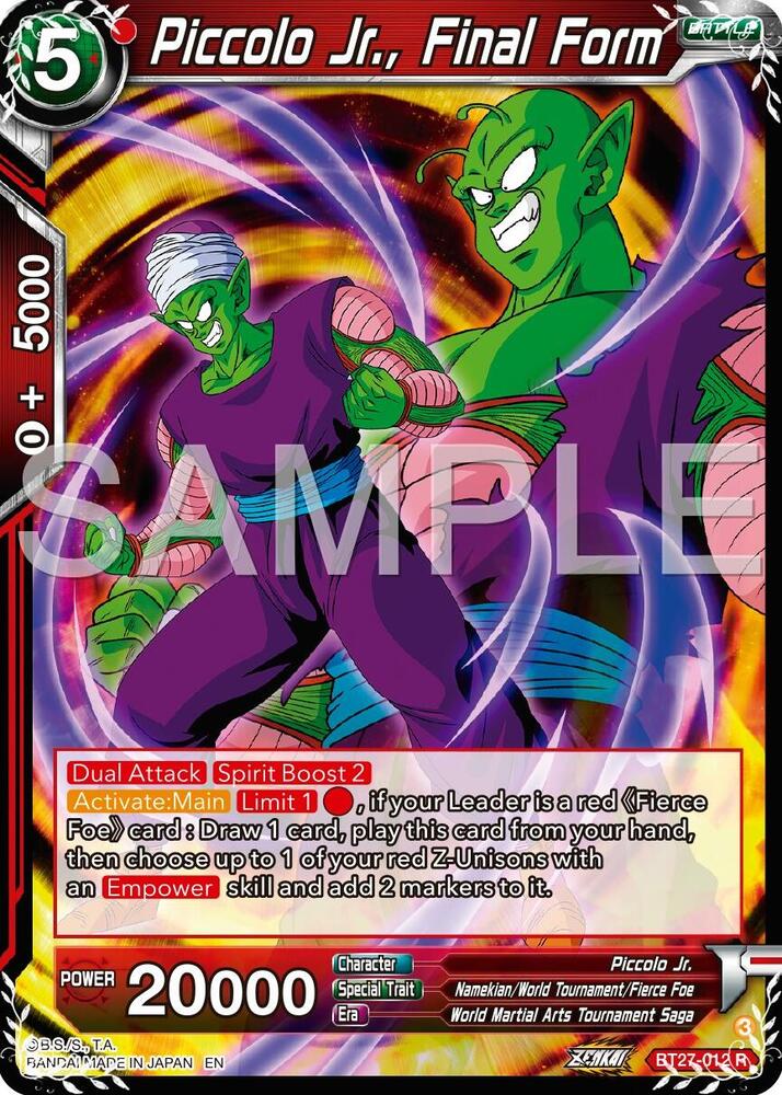 BT27-012 R Piccolo Jr., Final Form