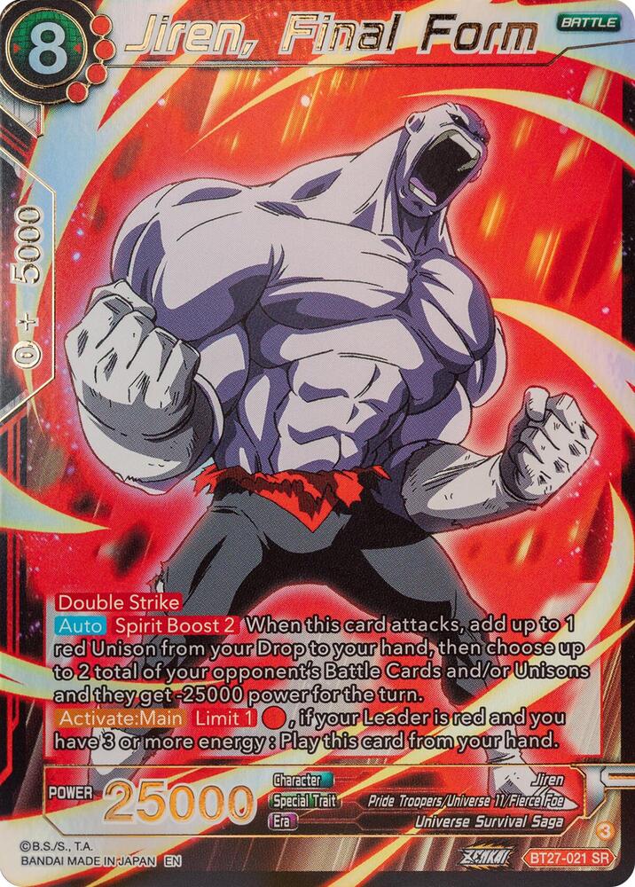 BT27-021 SR Jiren, Final Form