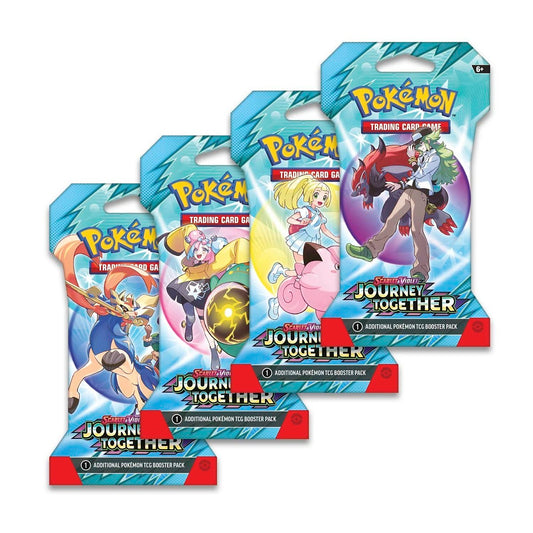 Scarlet & Violet: Journey Together - 4 Sleeved Booster Pack Art Set (One of each Art)