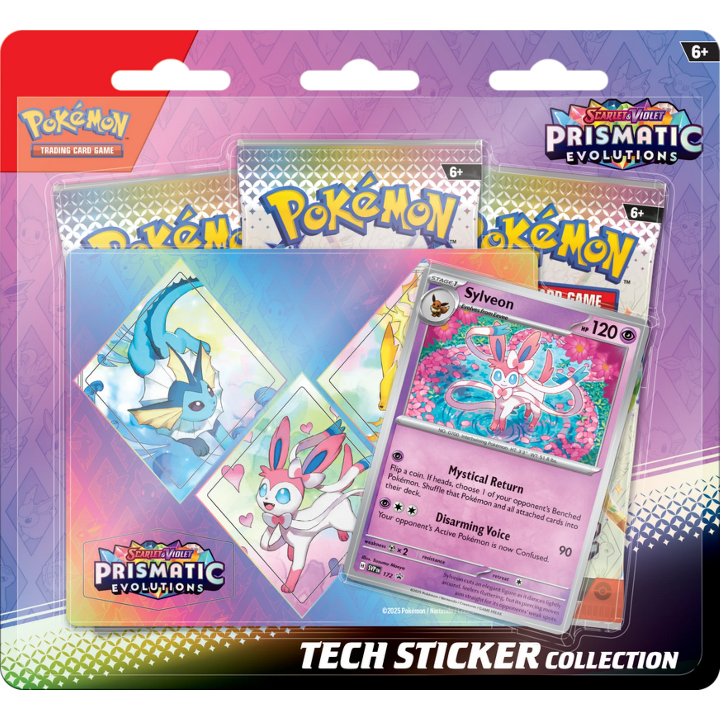 Scarlet & Violet: Prismatic Evolutions - Tech Sticker Collection Sylveon