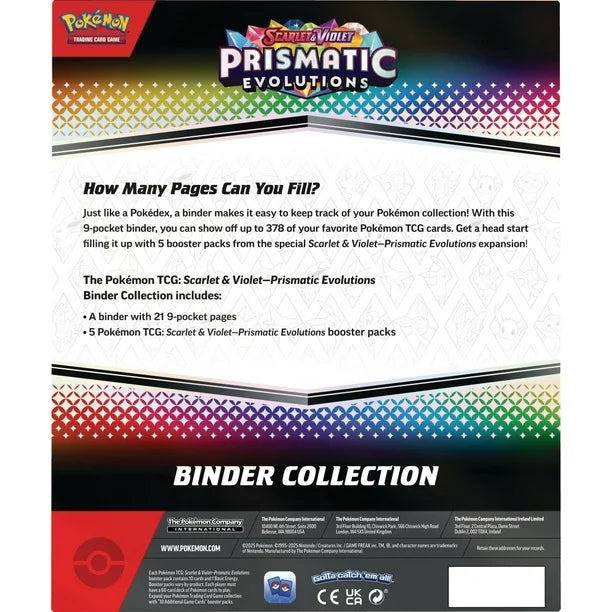 Scarlet & Violet: Prismatic Evolutions - Binder Collection
