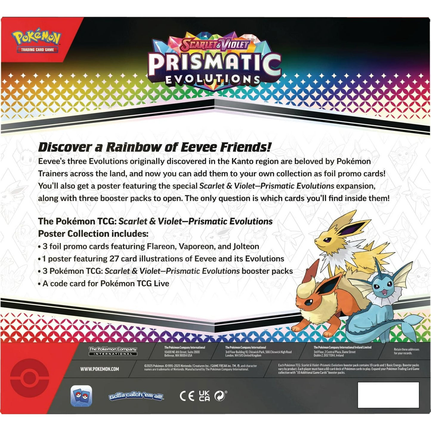 Scarlet & Violet: Prismatic Evolutions - Poster Collection