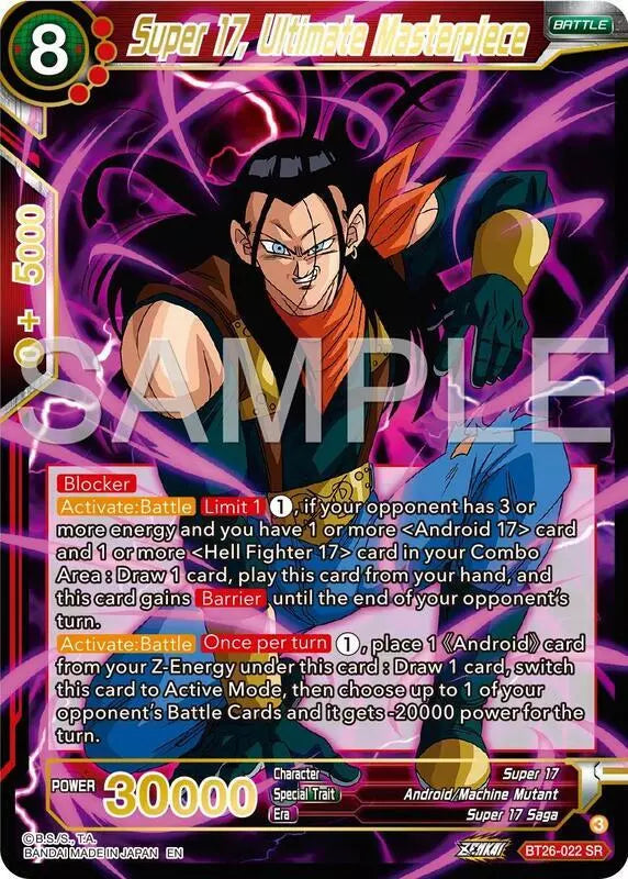 BT26-022 SR Super 17, Ultimate Masterpiece