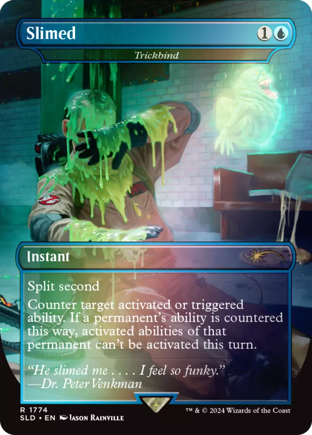 Secret Lair Ghostbusters: Slimer | Rainbow Foil Edition