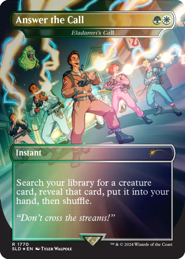 Secret Lair Ghostbusters: The Real Ghostbusters | Rainbow Foil Edition