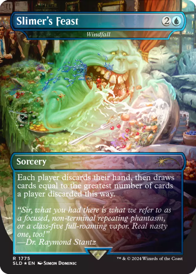 Secret Lair Ghostbusters: Slimer | Rainbow Foil Edition