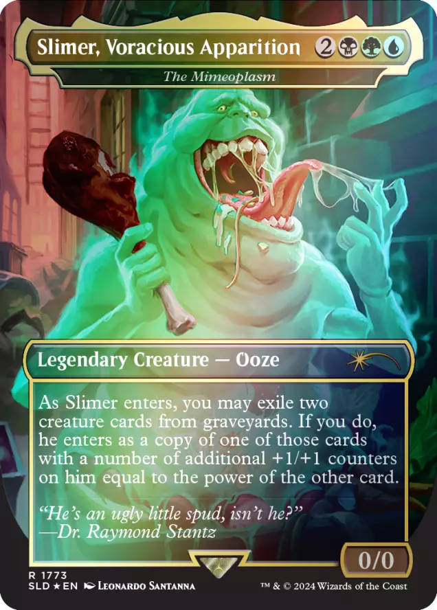 Secret Lair Ghostbusters: Slimer | Rainbow Foil Edition