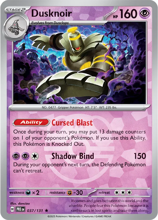 037/131 Dusknoir Master Ball Holo