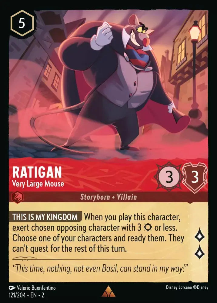 121/204 Ratigan - Very Large Mouse