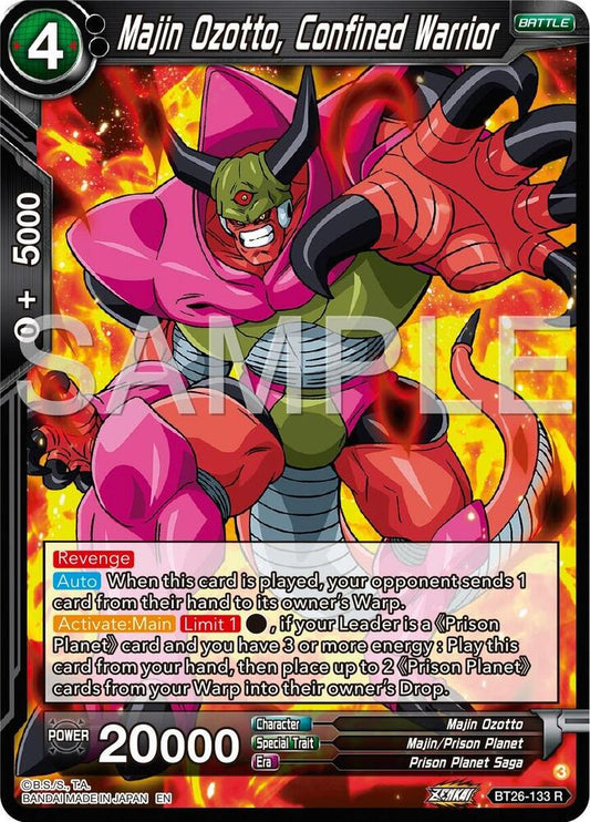 BT26-133 R Majin Ozotto, Confined Warrior