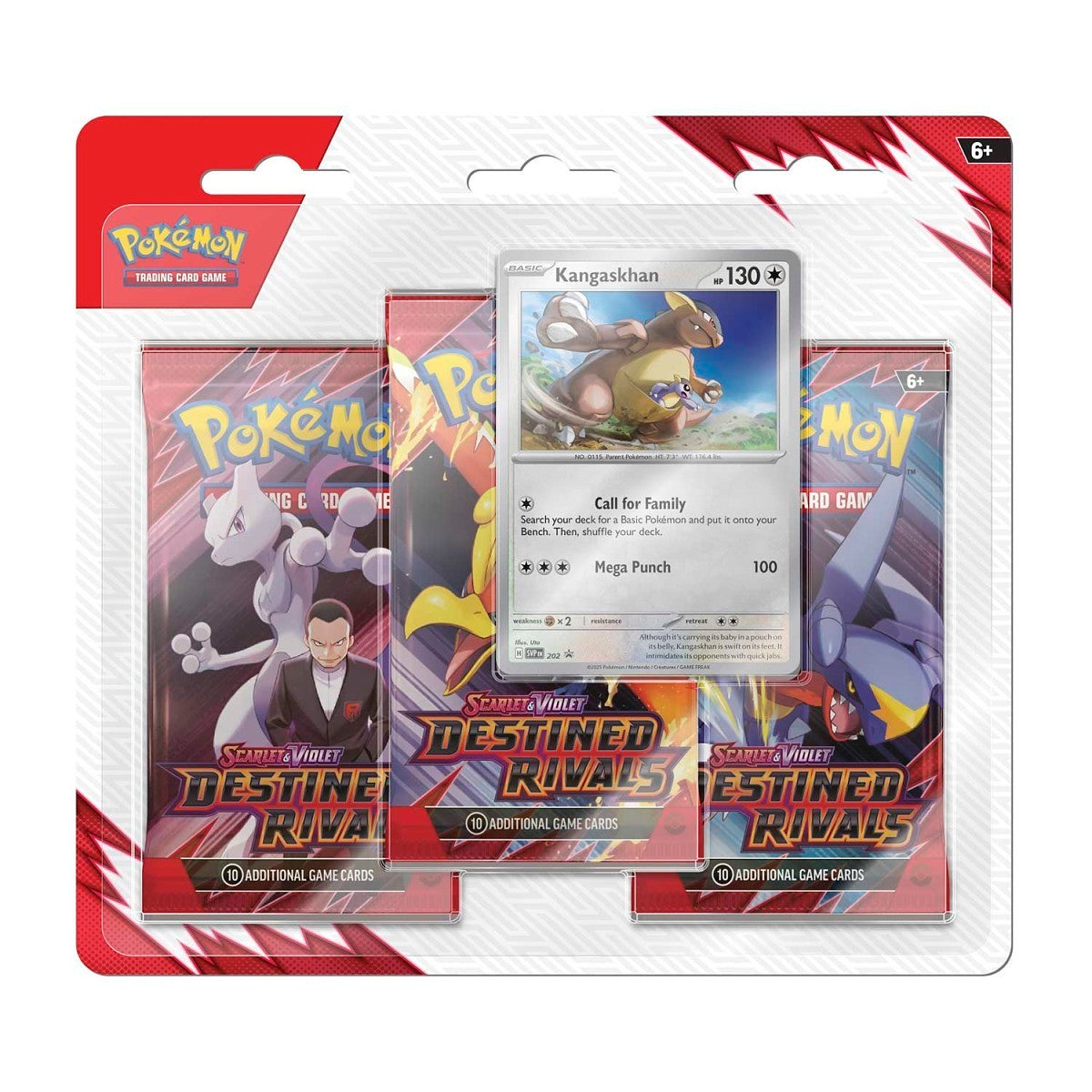 Scarlet & Violet:  Destined Rivals - Pack Blister - Kangaskhan