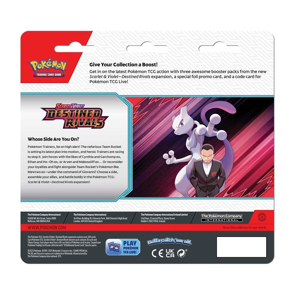 Scarlet & Violet:  Destined Rivals - Pack Blister - Kangaskhan