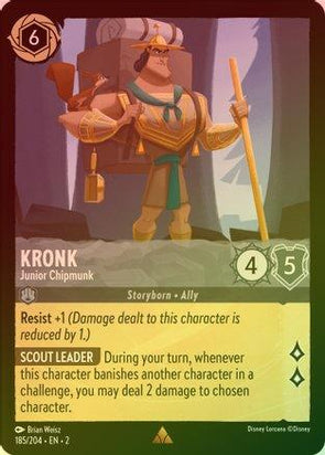 185/204 [Foil] Kronk - Junior Chipmunk
