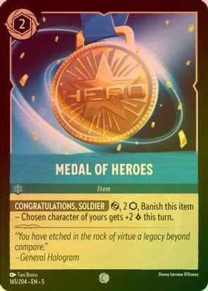 165/204 [Foil] Medal Of Heroes