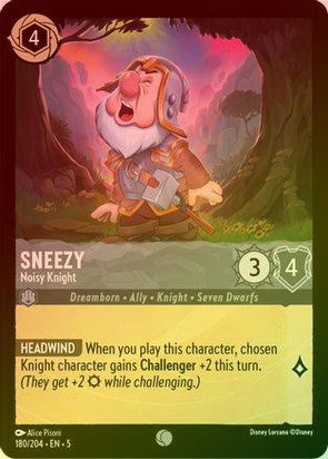180/204 [Foil] Sneezy